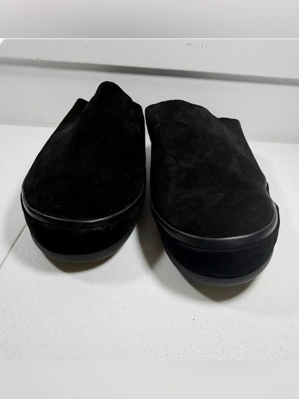 Mulo Men's Black Shearling-Lined Slip-On Mule Slipper size 10